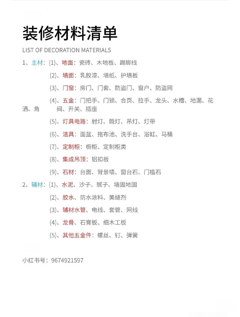 装修材料大全